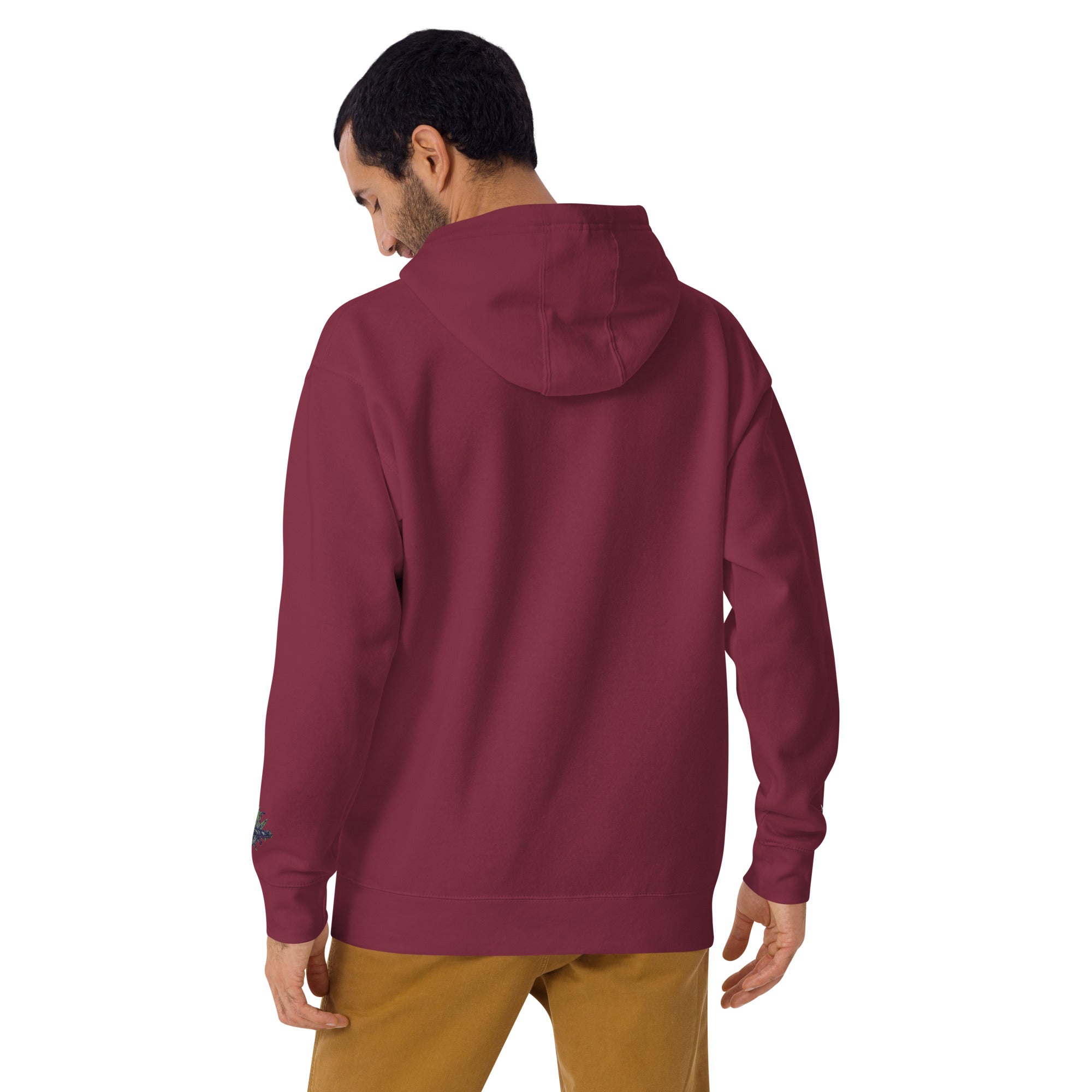 Maroon flight 420 hooded sweatshirt 